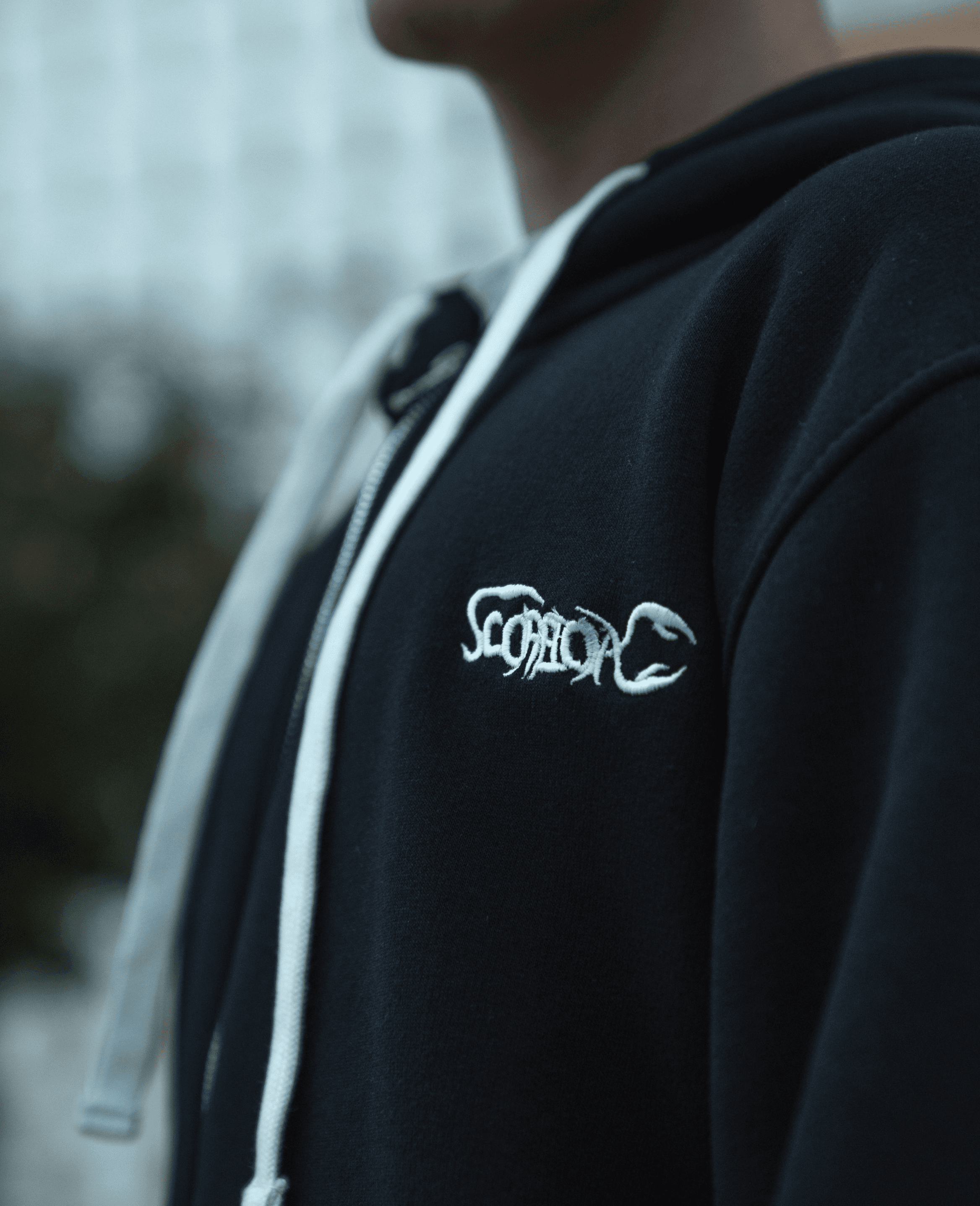 SCORPIONX ZIPUP HOODIE MIDNIGHT BLUE
